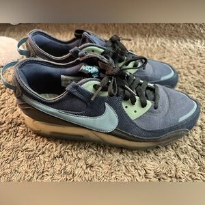 Nike Blue and Black Air Max Sneakers